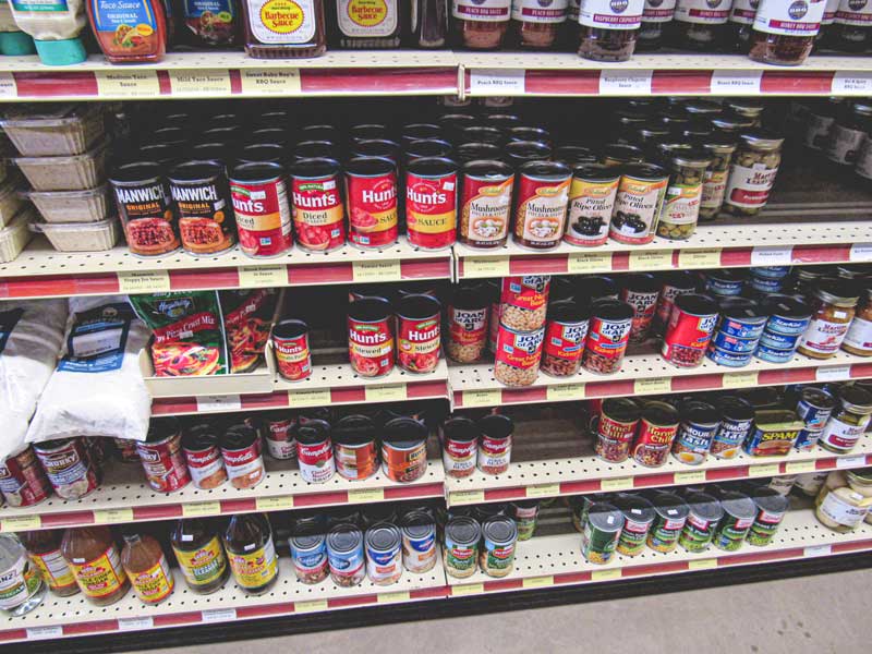Canned goods