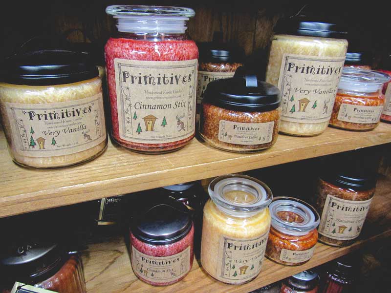 Local homemade candles